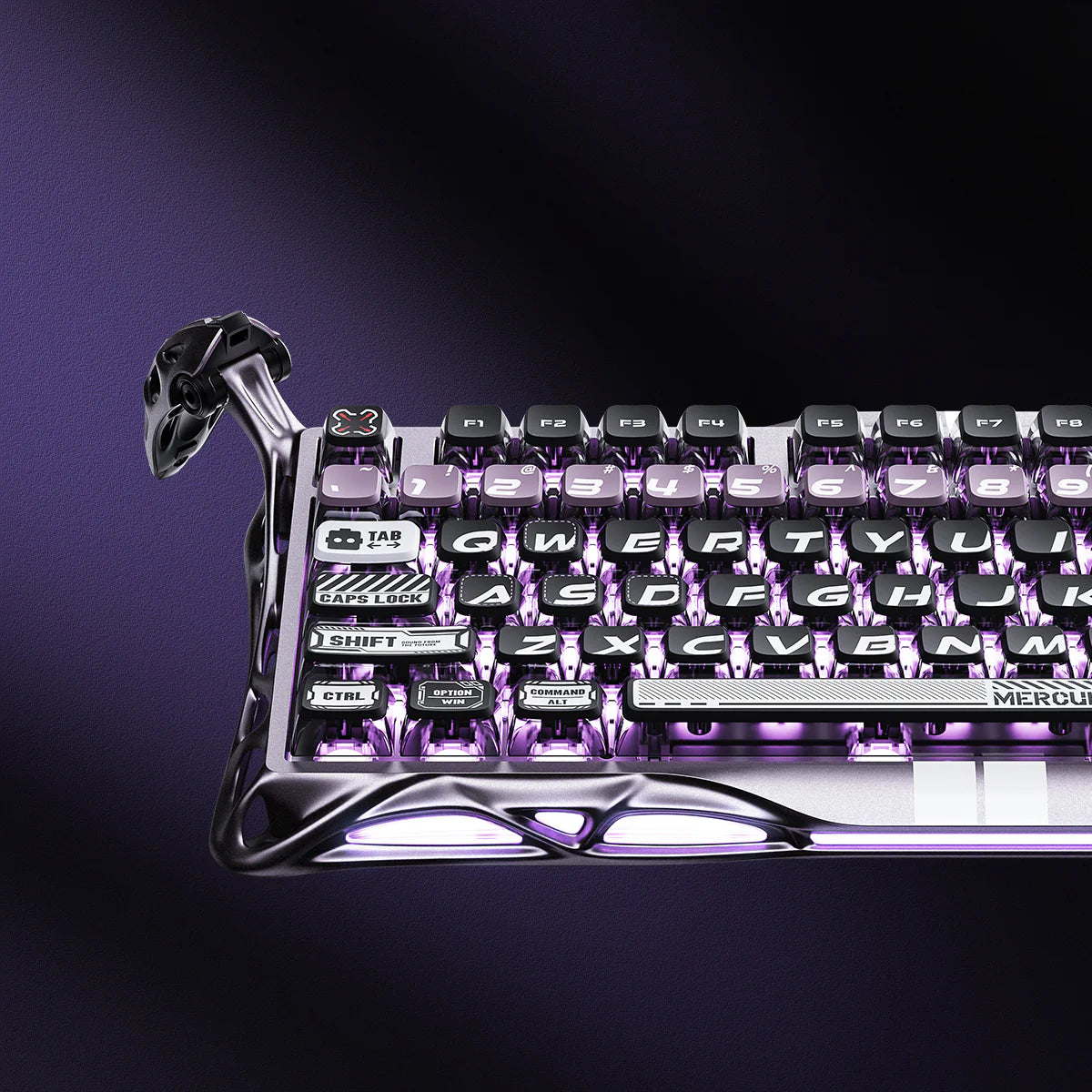 Gravastar Mercury V75 Pro Iron Purple Keyboard
