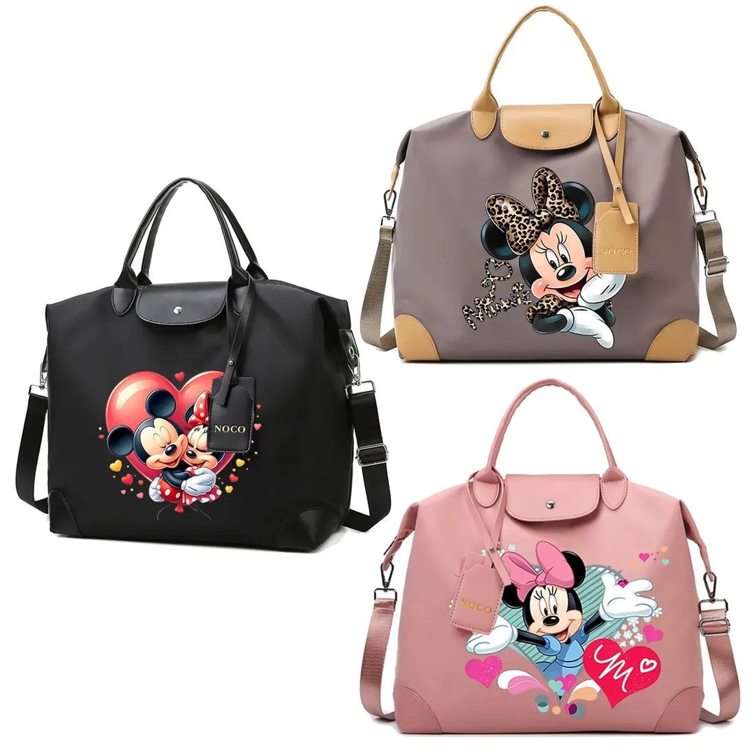 Mickey & Minnie Large Capacity Tote Bag