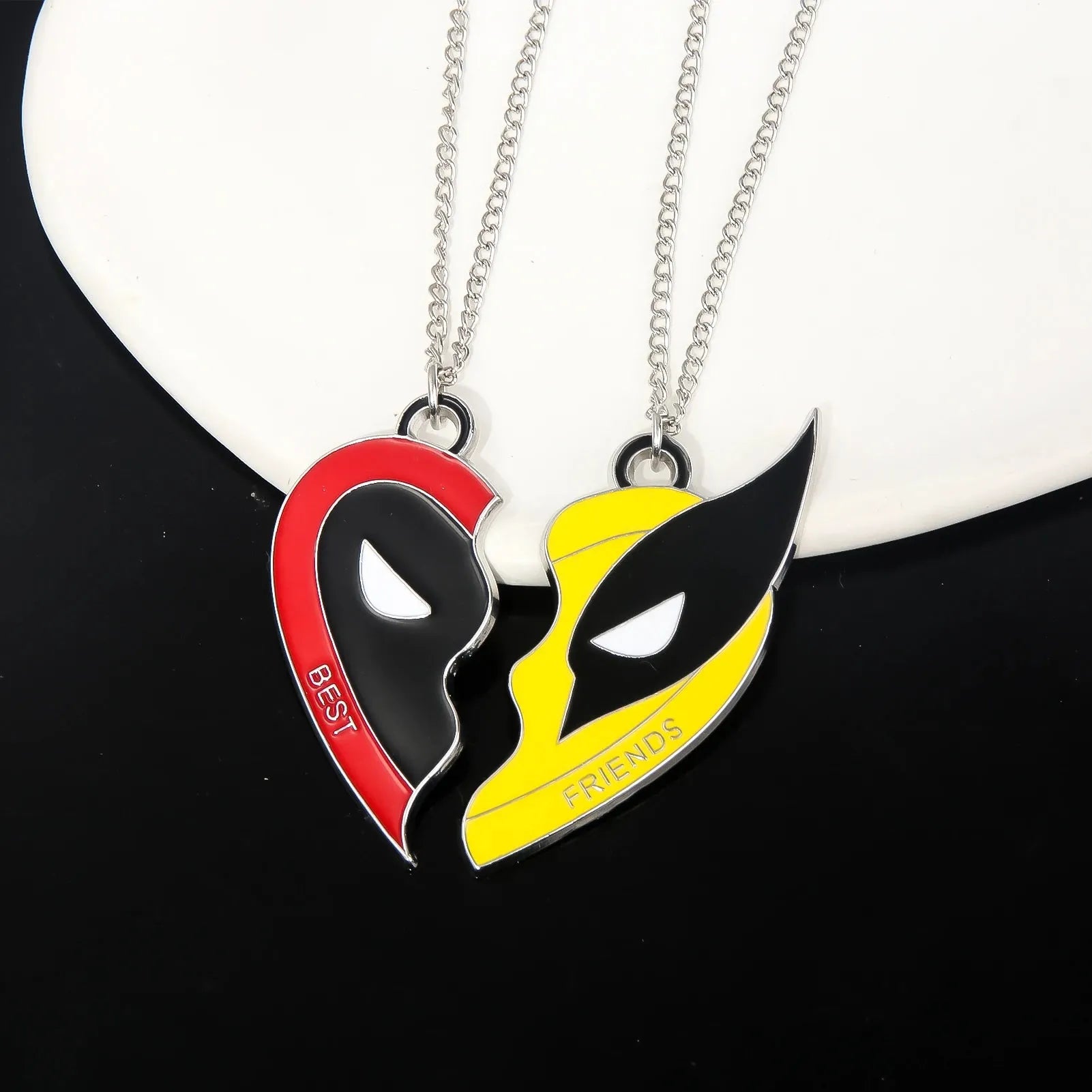 Deadpool & Wolverine Keychain Pendant & Bracelet