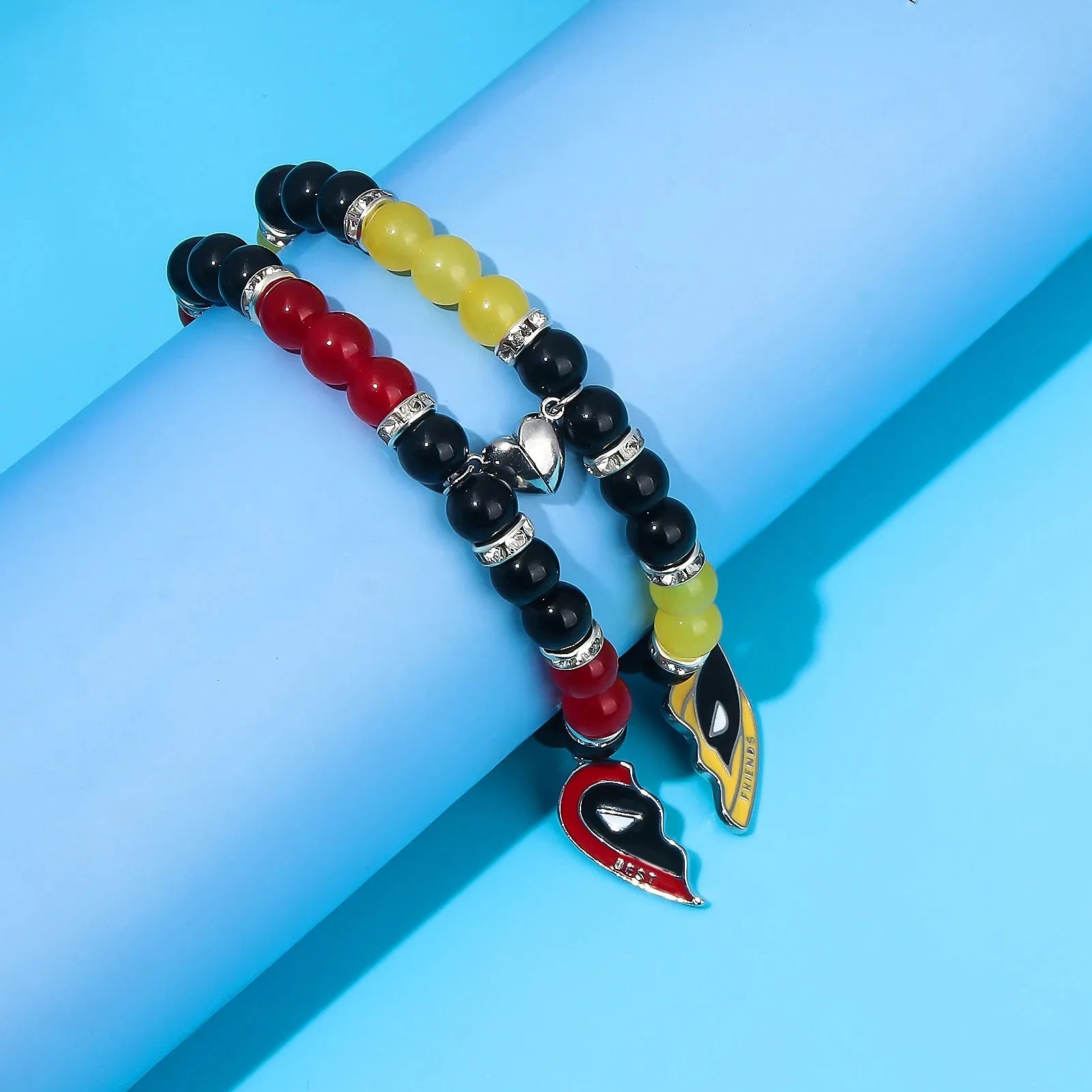 Deadpool & Wolverine Keychain Pendant & Bracelet