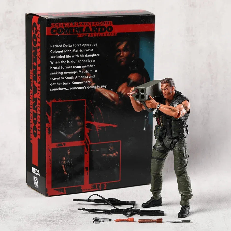 NECA Commando John Matrix Action Figure (18 cm)