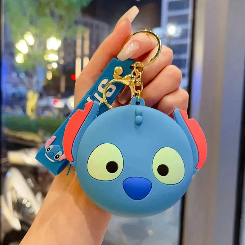 Disney Stitch 3D Silicon Coin Pouch