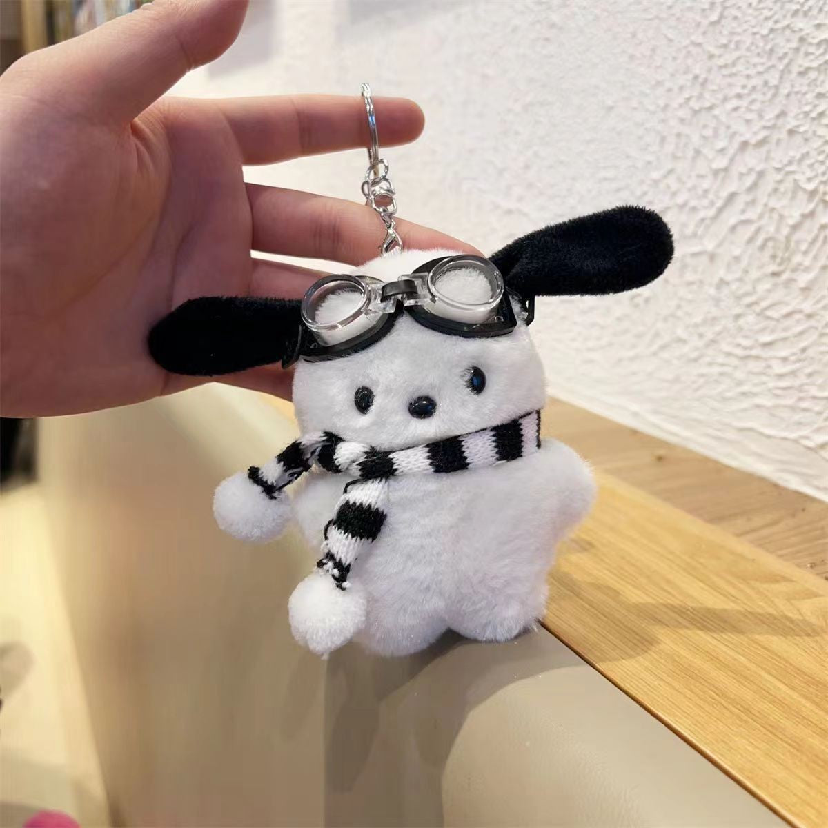 Adventure Ready Pochacco Plush Keychain