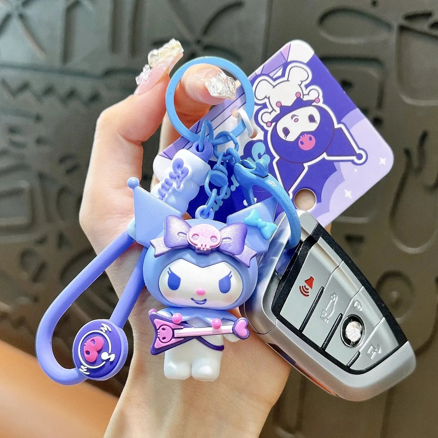 Sanrio Kuromi Electronic Music Party Keychain