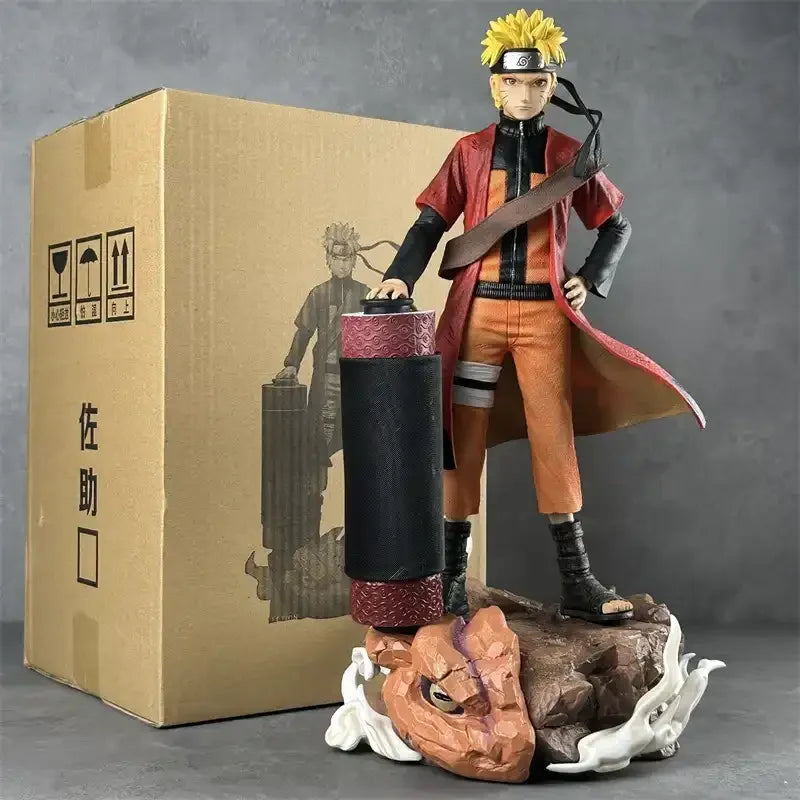 Figurines de luxe Naruto et Sasuke (42 cm) 