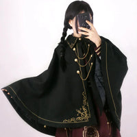 Fashion Black Shawl Cloak PN2429 - Bear Hugs