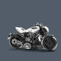 Cruiser Creed Metal Motorcycle Keychain