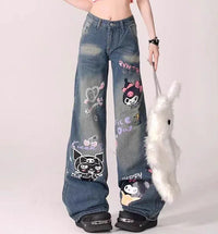 Cartoon Girl Jeans Pants PN6685 - Bear Hugs