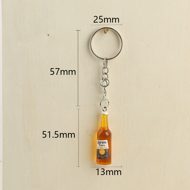 Brew Buddy Beer Bottle Keychain