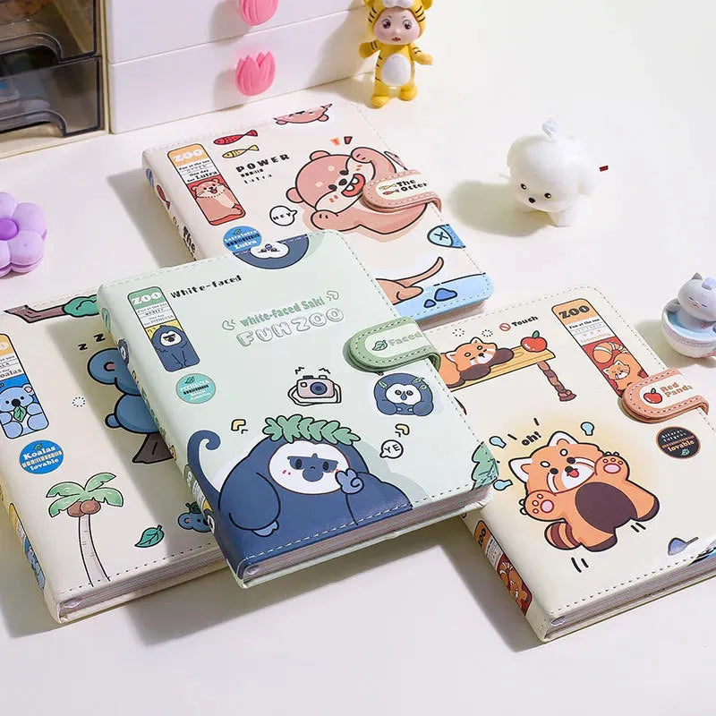 Cute Fun Zoo Diary with Magnetic Clasp