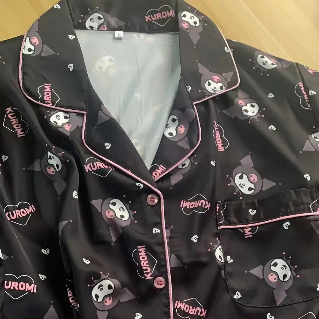 Black Anime Pajamas Suits PN4922 - Bear Hugs