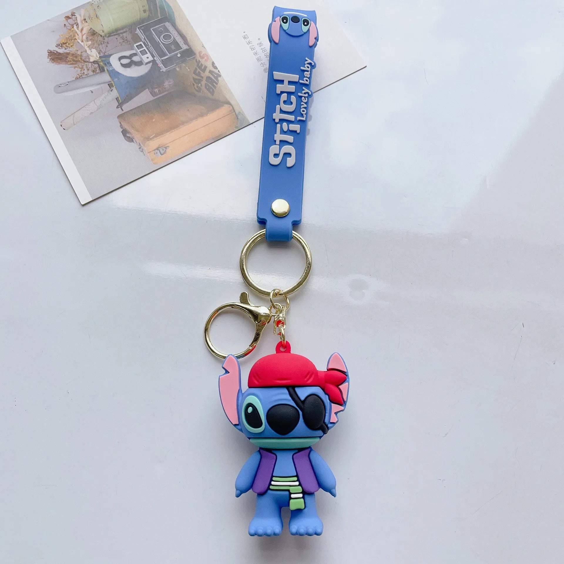 Creative Cosplay Stitch 3D Keychain