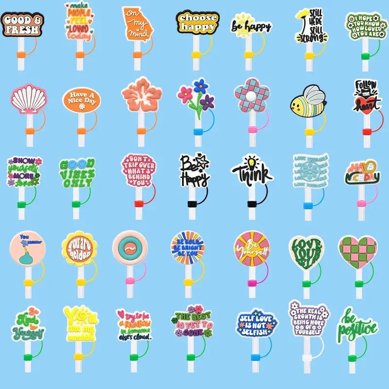 Motivational Straw Toppers For 30 oz/40 oz Tumblers