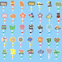 Motivational Straw Toppers For 30 oz/40 oz Tumblers