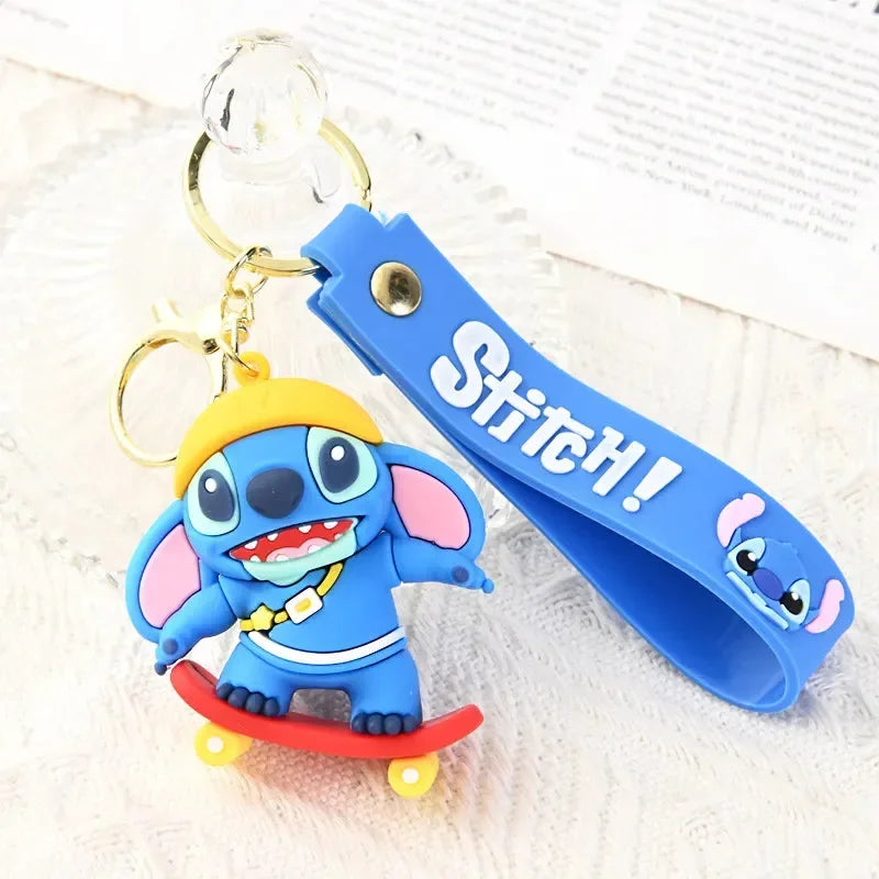 Blue Alien Adventure Keychain