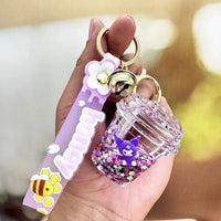 Glimmering Coulomi Liquid Keychain