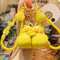 Soulmate Ducks Magnetic Couple Keychain