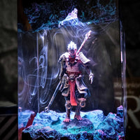 Monkey King's Glow Resin Night Light