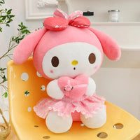 Kuromi My Melody Gift of Heart Plushies