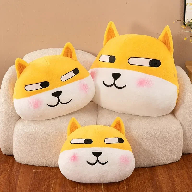 Expressive Shiba Inu Pillow