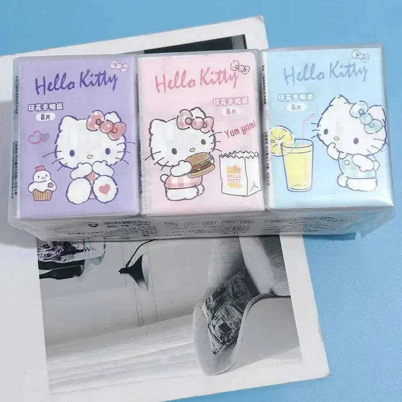 Kawaii Cleanse Sanliou Pocket Wipes (Pack of 6)