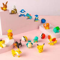 Pokémon Shaped 3D Eraser Set