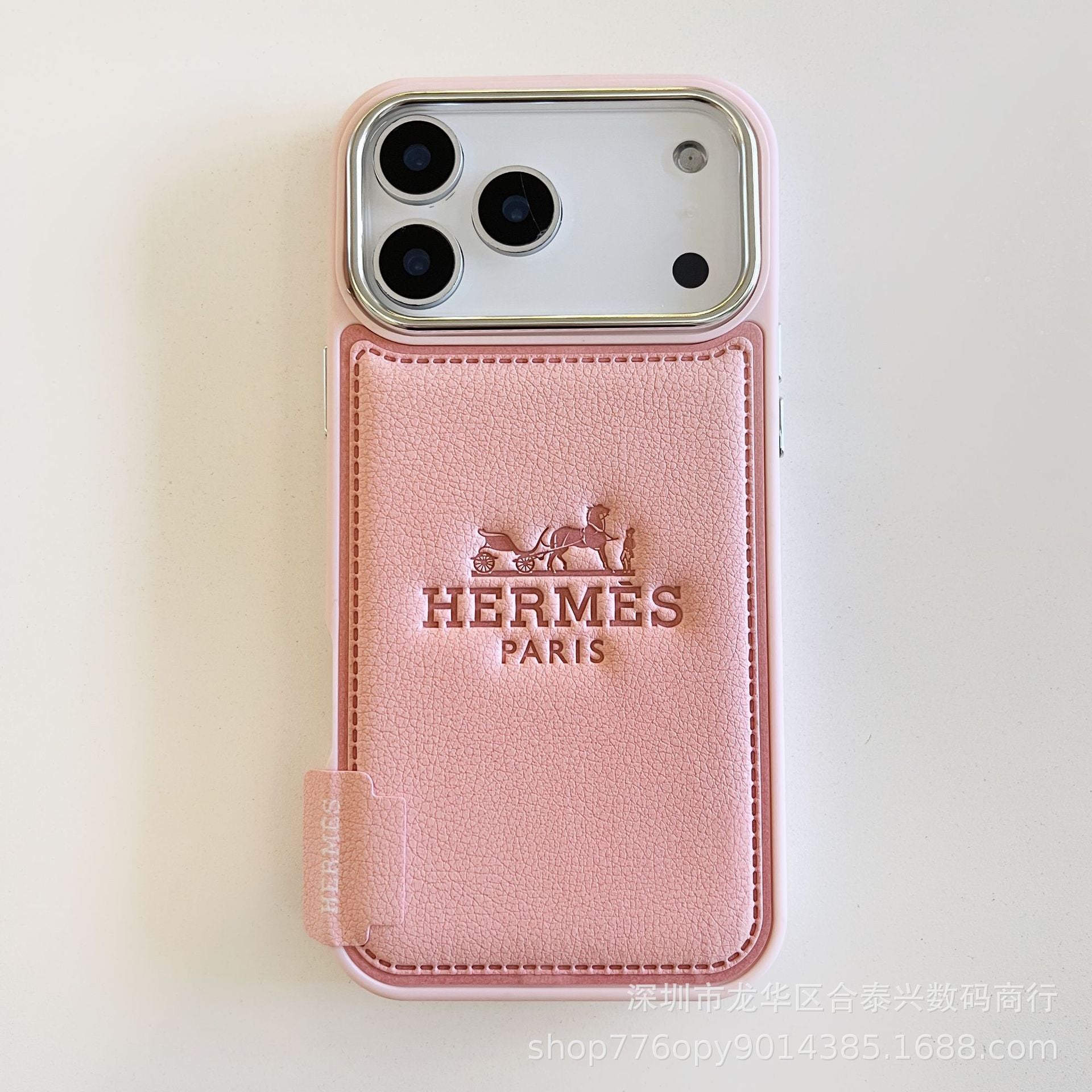 Horse Carriage Luxe Leather Phone Case (For iPhones)