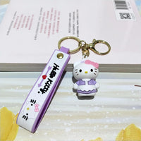 Kawaii Hello Kitty Cosplay 3D Keychain