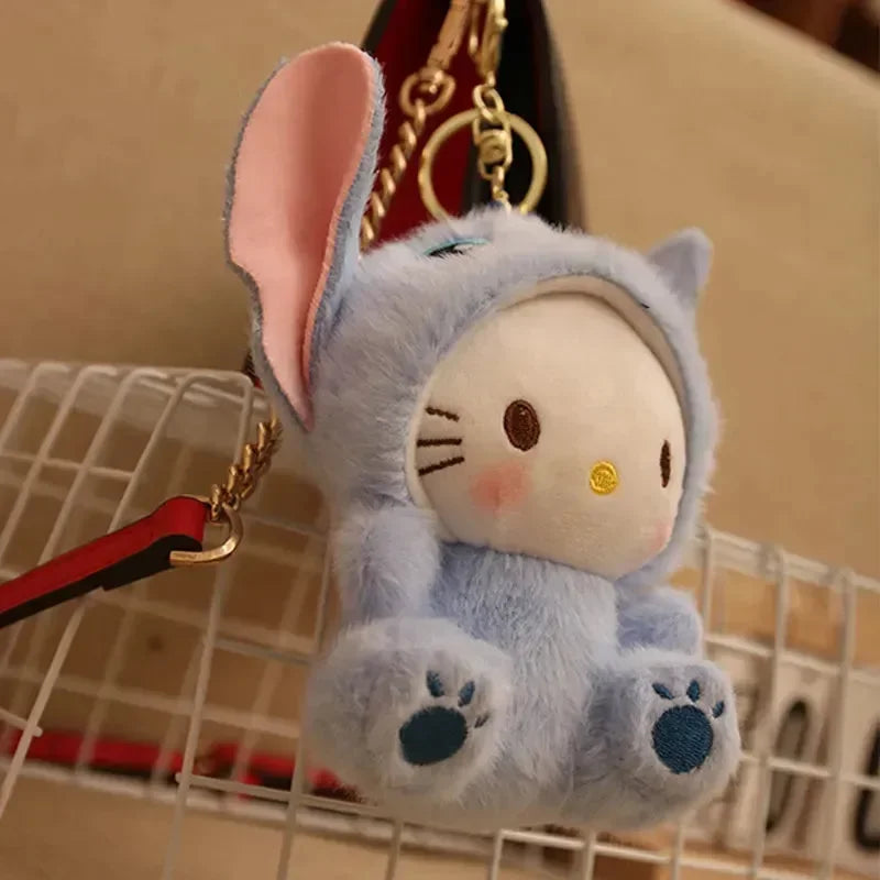 Stitch-Suited Sanliou Plush Keychain