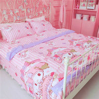Pink Melody Bedding Set PN1016 - Bear Hugs