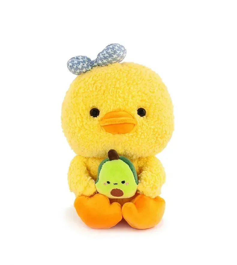 Avocado Hugging Duck Plush (30 cm)