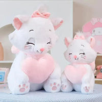 Marie Cat Heart Plush Doll (35 cm)