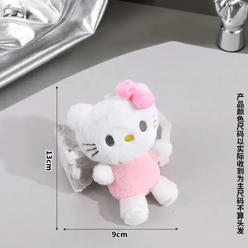 Hello Kitty Color Cuddles Plush Keychain