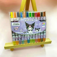 Sanrio Rainbow Crayon Set (12 Pcs)