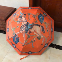 Horse Carriage Luxury Designer Umbrella