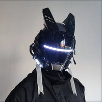 Cyberpunk LED Cosplay Helmet Mask