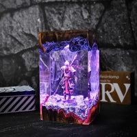 Monkey King's Glow Resin Night Light