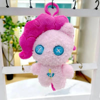 Colourful Lil' Ponies Plush Keychain