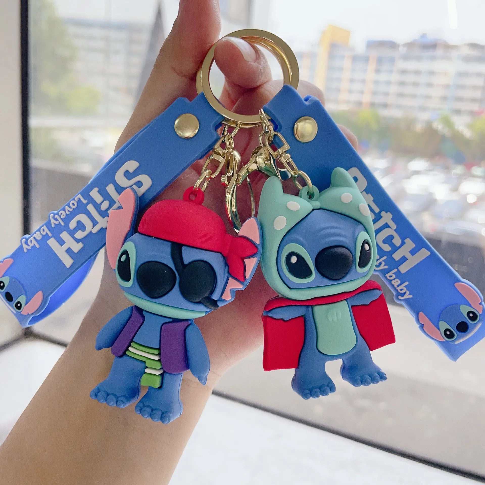 Creative Cosplay Stitch 3D Keychain