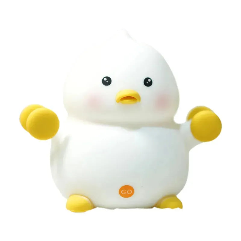 Cute Dumbbell Duck Silicon Lamp