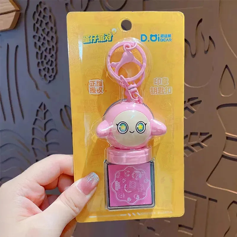 Eggparty Ink Stamp Keychain