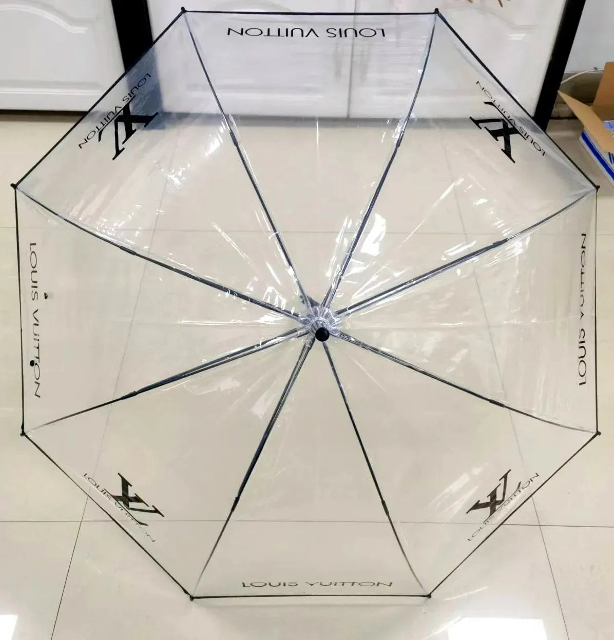 Transparent Luxury Designer Umbrellas