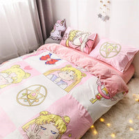 Fashion Sailormoon Usagi and Luna Bedding Set PN1778 - Bear Hugs
