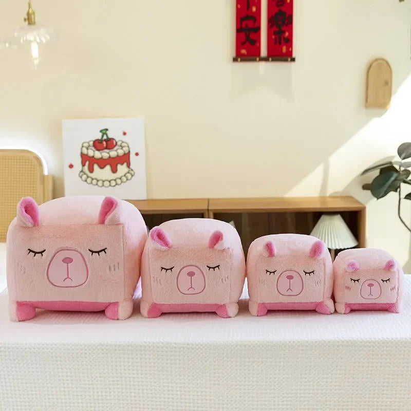 Capybara Cubist Cuddles Plush Stool