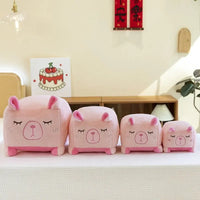 Capybara Cubist Cuddles Plush Stool