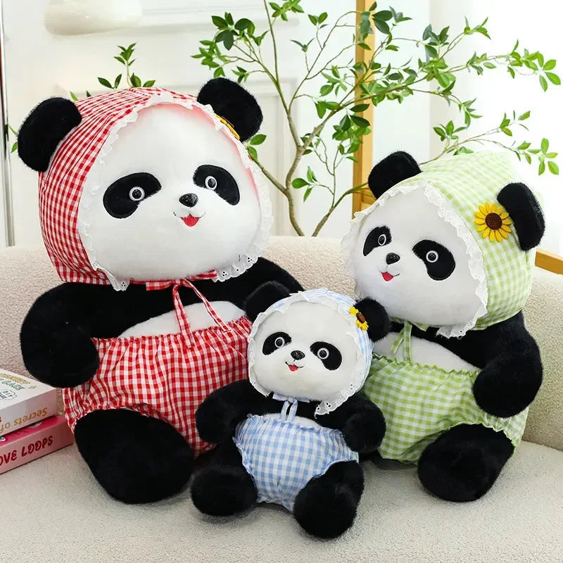 Floral Charm Giant Panda Plushie