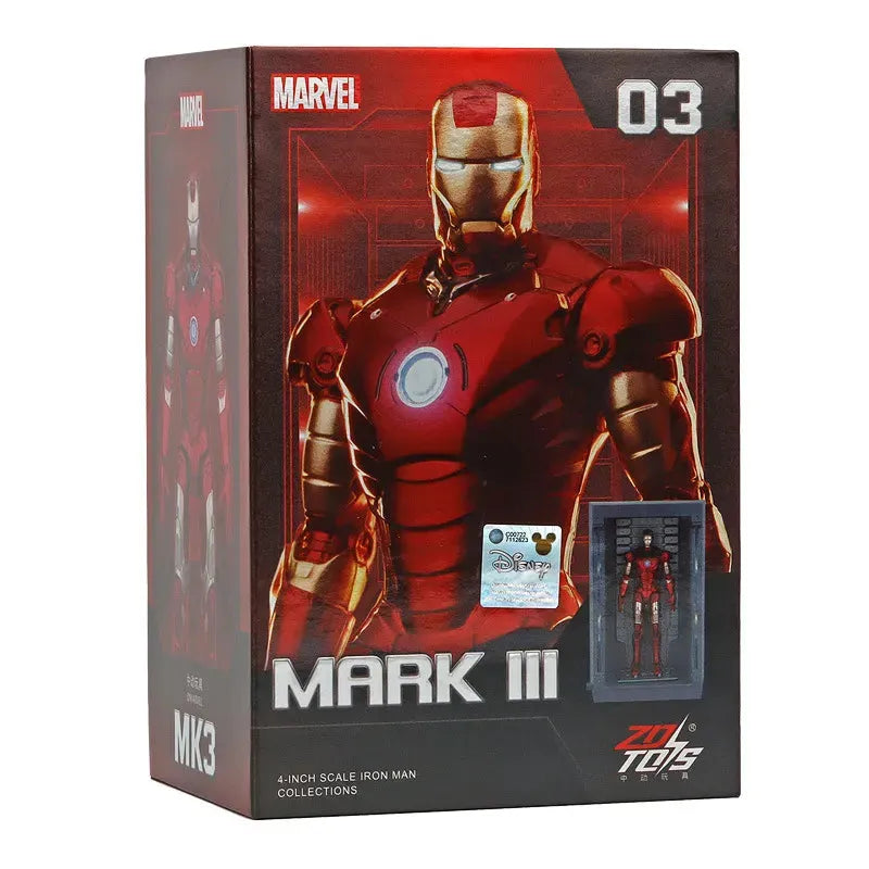 Iron Man Mark 1 to Mark 85 Garage Style Suits