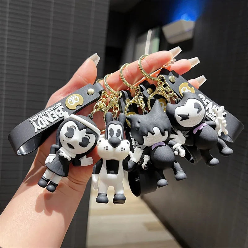 Bendi and The Ink Machine 3D Keychain