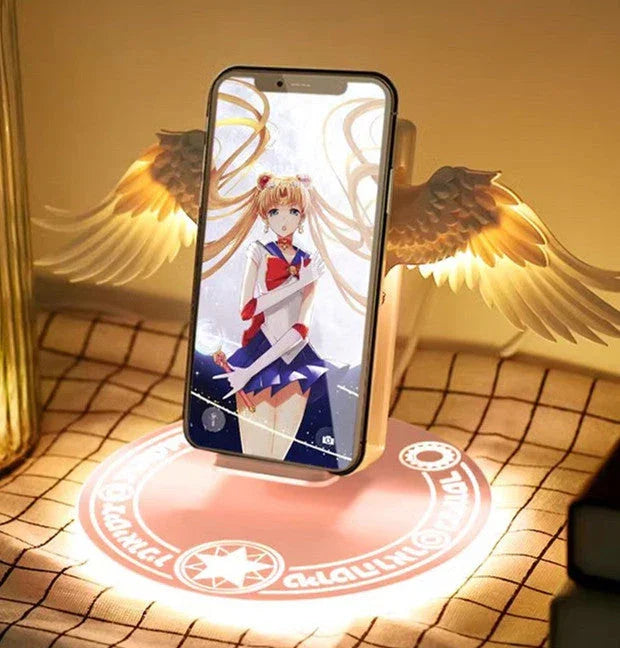 Fashion Cartoon Wings Wireless Charger PN6351 - Bear Hugs