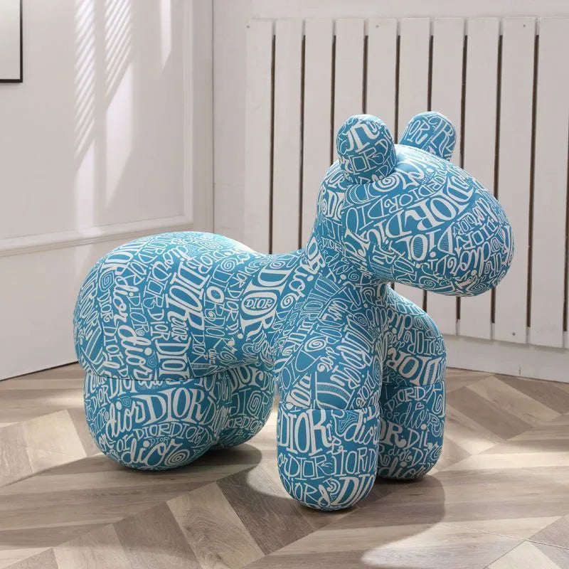 Designer Pony Mini Sofa cum Stool